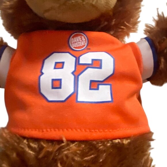 D&B Dave & Busters Plush Teddy Bear W/ Jersey #82-12 in-GUC - Picture 3 of 4